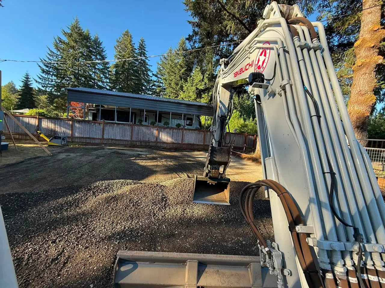 D&D Land Works excavation contractor, Lane County Oregon